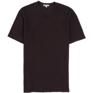 James Perse, Heren, Tops, Bruin, Maat: S Katoen,