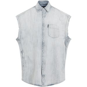 Balenciaga, Dames, Overhemden, Blauw, Maat: S Katoen,