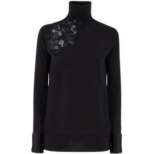 Ermanno Scervino, Dames, Truien, Zwart, Maat: S