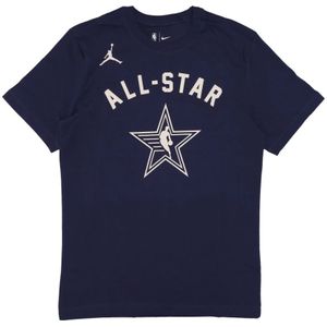 Jordan, Heren, Tops, Blauw, Maat: M Katoen,