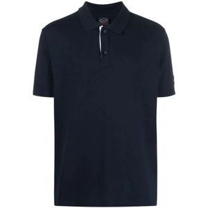 Paul & Shark, Heren, Tops, Blauw, Maat: M Katoen,