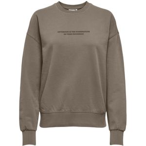 Only, Dames, Sweatshirts & Hoodies, Bruin, Maat: XS