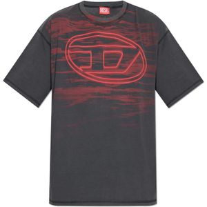 Diesel - T-Boxt-T5 - T-shirt - Grijs - Heren - Katoen