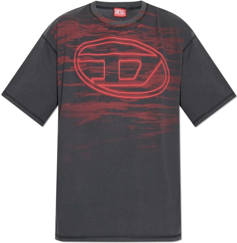 Diesel - T-Boxt-T5 - T-shirt - Grijs - Heren - Katoen