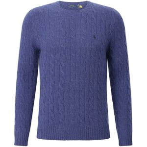 Polo Ralph Lauren, Heren, Truien, Blauw, Maat: 2XL Katoen,