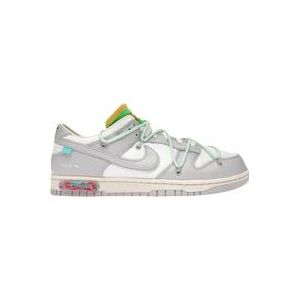 Nike Beperkte oplage Off-White Dunk Low Lot 7 , Multicolor , Heren , Maat: 42 1/2 EU