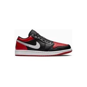 Nike Jordan 1 Low Leren Sneakers , Black , Dames , Maat: 41 EU