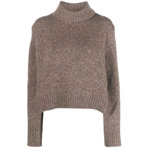 Polo Ralph Lauren, Dames, Truien, Bruin, Maat: L Wol,