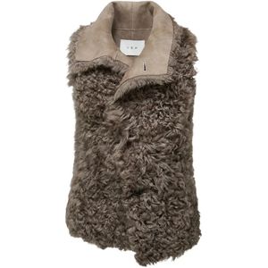 Vsp, Dames, Jassen, Grijs, Maat: M Leer,