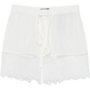 Ann Demeulemeester, Dames, Korte broeken, Wit, Maat: S