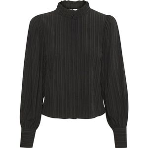 Karen by Simonsen, Dames, Blouses & Shirts, Zwart, Maat: XL