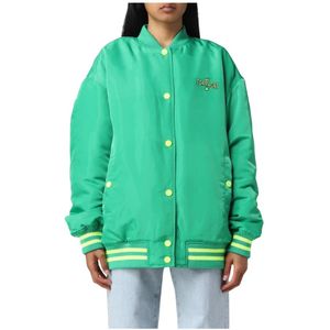 Chiara Ferragni Collection, Dames, Jassen, Groen, Maat: S Satijn,