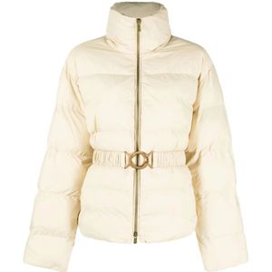 Pinko, Dames, Jassen, Beige, Maat: M Nylon,