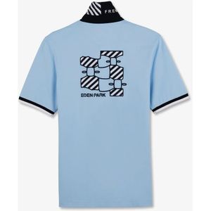 Eden Park, Heren, Tops, Blauw, Maat: M Katoen,