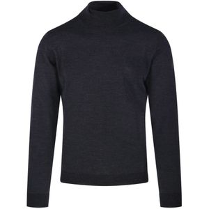 Roberto Collina, Heren, Truien, Zwart, Maat: 2XL Wol,