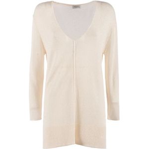 Nenette, Dames, Truien, Beige, Maat: M Viscose,