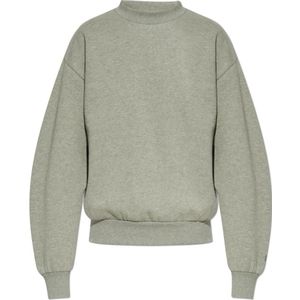 Fear Of God, Dames, Sweatshirts & Hoodies, Grijs, Maat: 2XS Leer,