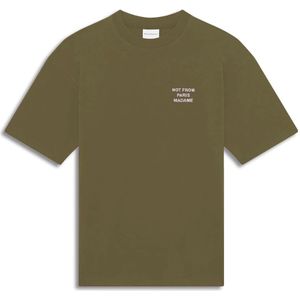 Drole de Monsieur, Heren, Tops, Groen, Maat: S Katoen,