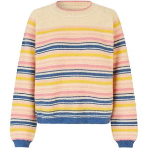 Lollys Laundry, Dames, Truien, Veelkleurig, Maat: XL Wol,