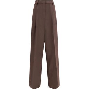TheLatest, Dames, Broeken, Bruin, Maat: S Wol,