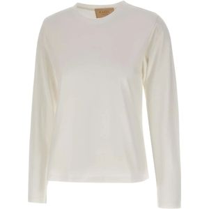 Kaos, Dames, Tops, Wit, Maat: XL Katoen,