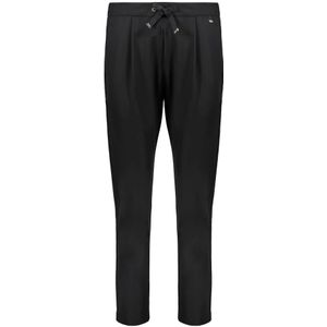 Herno, Dames, Broeken, Zwart, Maat: S Leer,