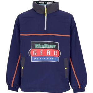 Puma, Heren, Jassen, Blauw, Maat: L Polyamide,