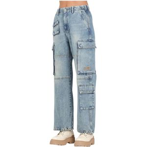 Maison Margiela, Dames, Jeans, Blauw, Maat: S Denim,