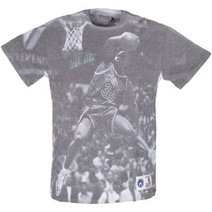 Mitchell & Ness, Heren, Tops, Grijs, Maat: XL