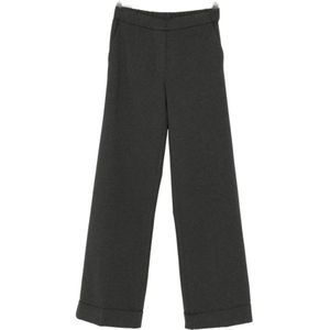 Le Tricot Perugia, Dames, Broeken, Grijs, Maat: M