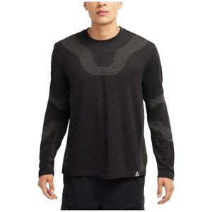 Nike, Heren, Truien, Zwart, Maat: L Wol,