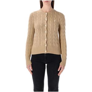 Polo Ralph Lauren, Dames, Truien, Beige, Maat: XL Katoen,