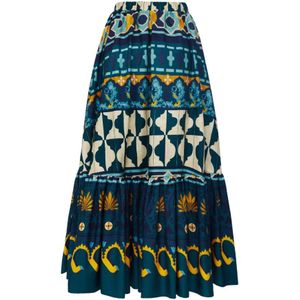 La DoubleJ, Dames, Rokken, Veelkleurig, Maat: S Katoen,