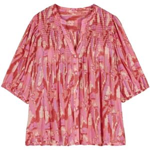 Ba&Sh, Dames, Blouses & Shirts, Veelkleurig, Maat: S Katoen,