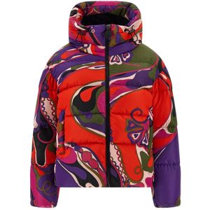 Pucci, Dames, Jassen, Veelkleurig, Maat: 2XS Polyamide,