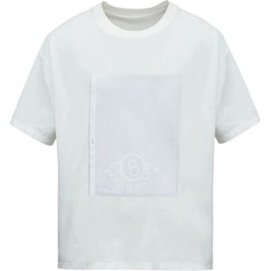MM6 Maison Margiela, Heren, Tops, Wit, Maat: XL Katoen,