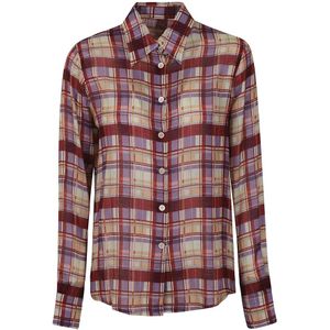 Massimo Alba, Dames, Blouses & Shirts, Veelkleurig, Maat: XS Wol,