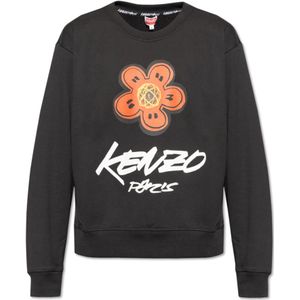 Kenzo - Sweatshirt - Zwart - Katoen