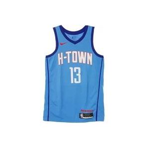 Nike City Edition Harden Basketball Jersey , Blue , Heren , Maat: L