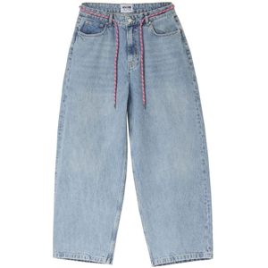 Moschino, Dames, Jeans, Blauw, Maat: W28 Denim,