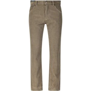 PT Torino, Heren, Broeken, Groen, Maat: W30 Corduroy,
