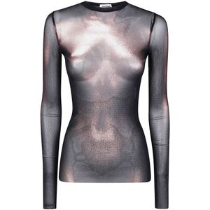 Jean Paul Gaultier, Dames, Tops, Veelkleurig, Maat: M