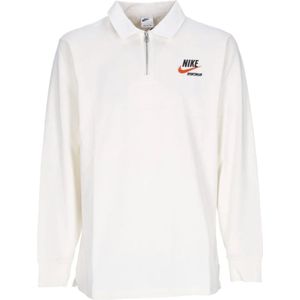 Nike, Heren, Tops, Wit, Maat: M Katoen,