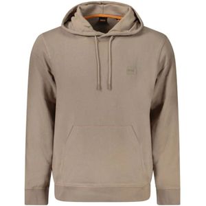 Hugo, Heren, Sweatshirts & Hoodies, Bruin, Maat: M Katoen,