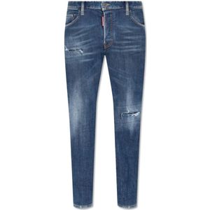 Dsquared2 Skater jeans , Blue , Heren , Maat: 2XL