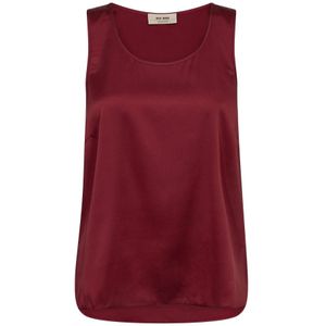 MOS Mosh, Dames, Tops, Rood, Maat: XS Zijde,