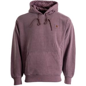 Carhartt Wip, Heren, Sweatshirts & Hoodies, Paars, Maat: M