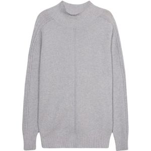 Oltre, Dames, Truien, Grijs, Maat: S/M Nylon,