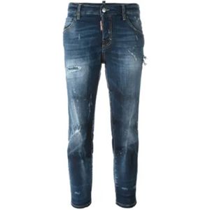 Dsquared2, Dames, Jeans, Blauw, Maat: M Denim,
