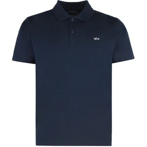 Paul & Shark, Heren, Tops, Blauw, Maat: L Katoen,